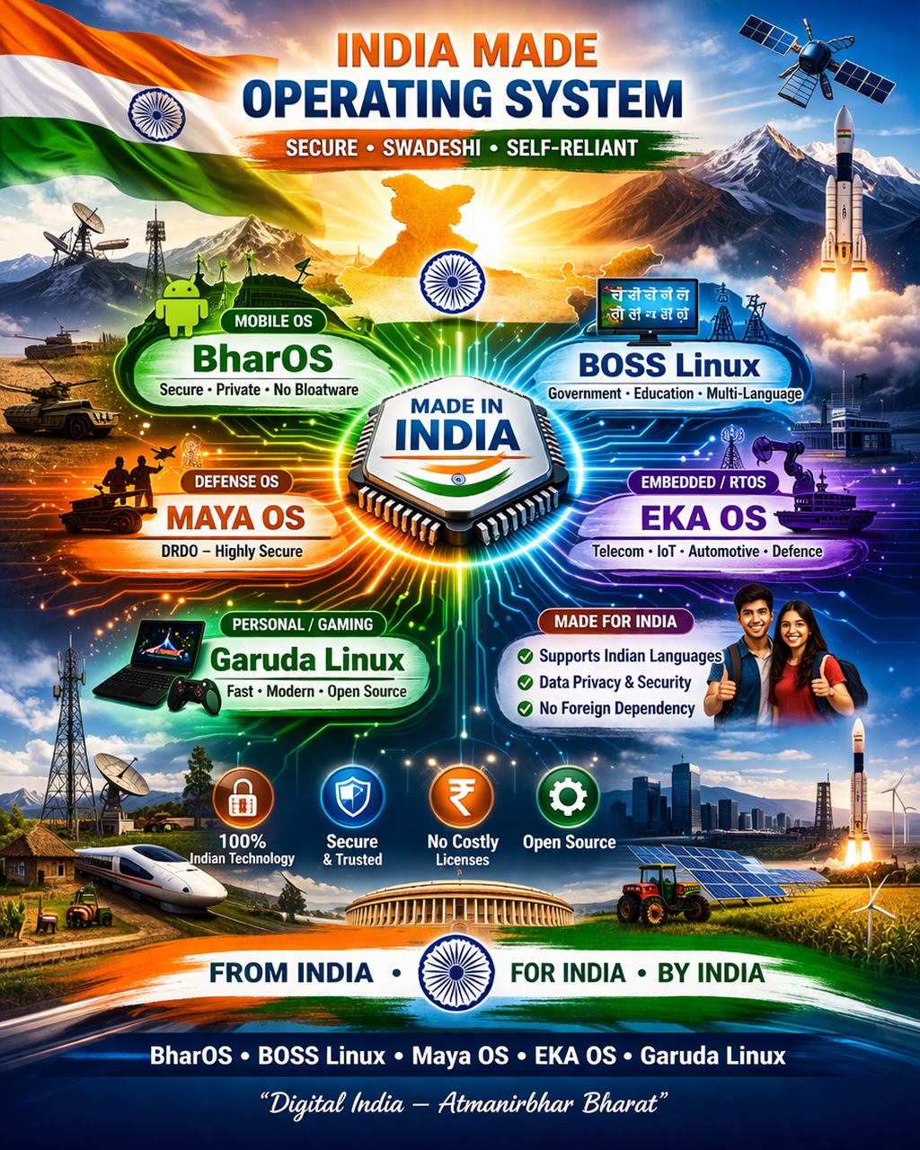  India’s Indigenous OS Revolution: Breaking Dependence on Global Tech Giants. 